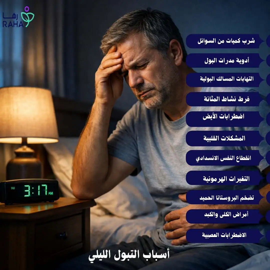 كثرة التبول ليلًا (التبول الليلي)